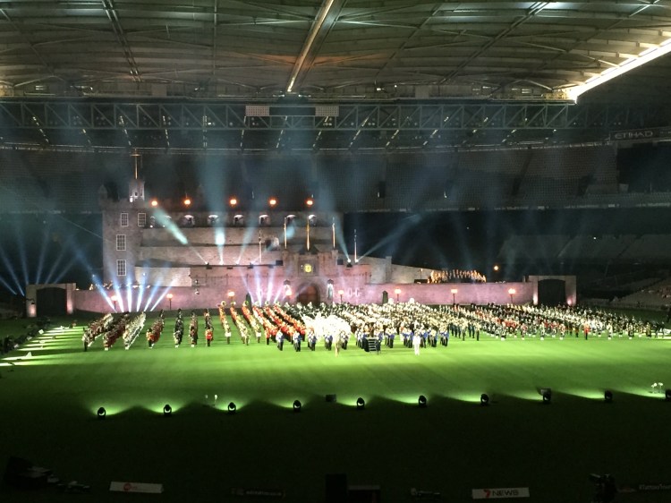The Royal Edinburgh Military Tattoo in Melbourne February 2016